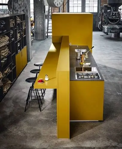 احدث تصميمات بار المطبخ