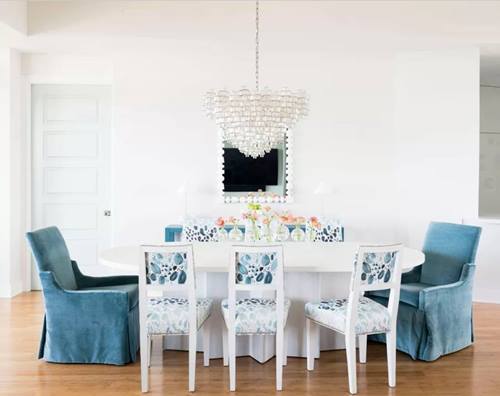 الإضاءة في غرفة الطعام 