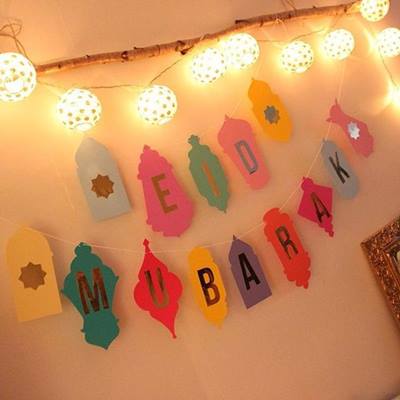 تزين الحائط بديكورات رمضانية