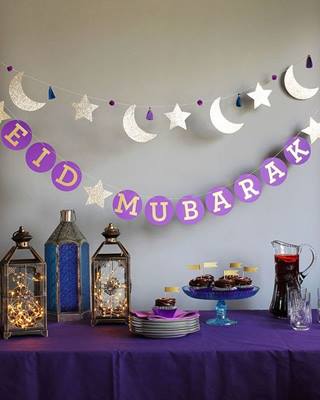 ديكورات المائدة في رمضان