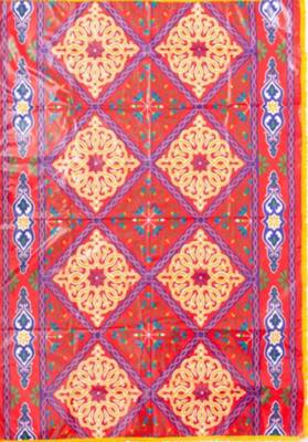 مفرش طاولة بلاستيك بنقشات رمضانية