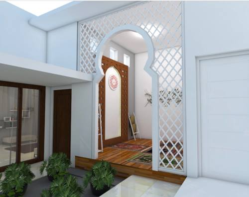 اختيار درجة لون هاديء في ركن الصلاة