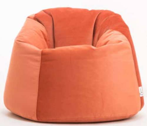 بين باج كومفرت برتقالي من القماش