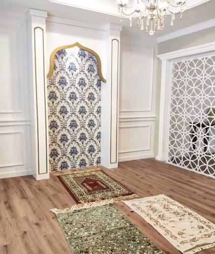 تزيين ركن الصلاة بالتصميمات الإسلامية
