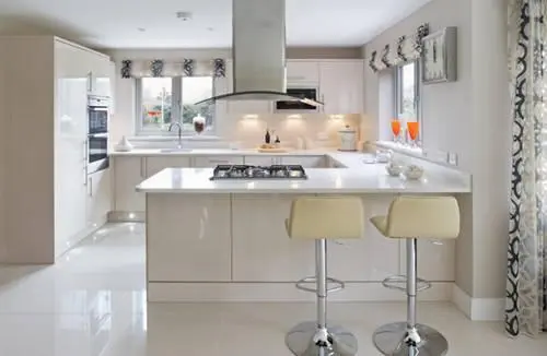 مميزات المطبخ على شكل حرف G