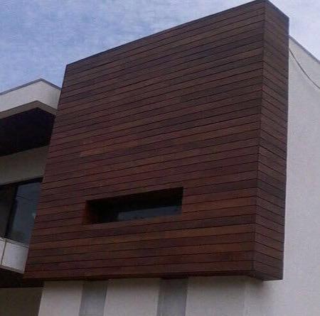 واجهات كلادينج خشبية