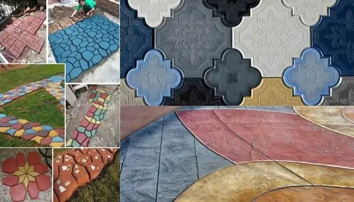 الاسمنت الملون