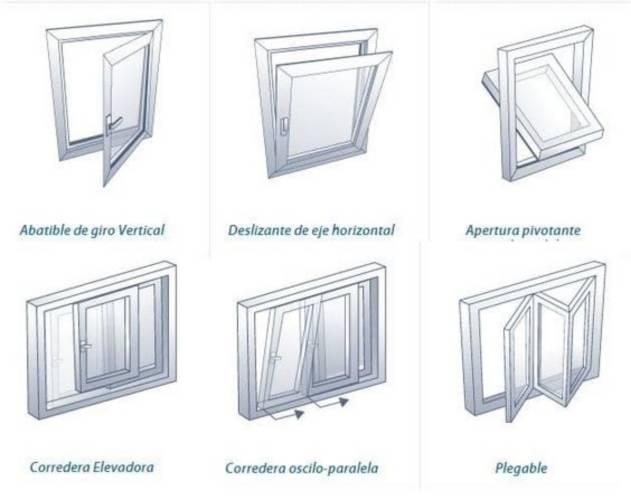أشكال نوافذ pvc