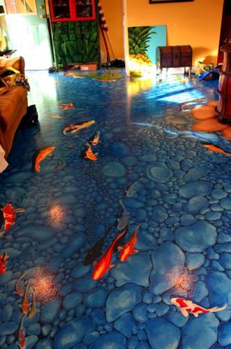 ارضيات كونكريت ثلاثي الأبعاد