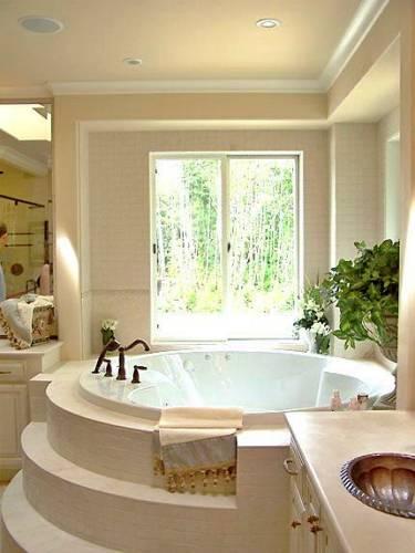 بانيو حمام شكل دائري