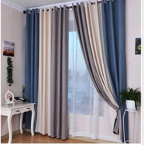 ستائر مودرن بألوان متداخلة