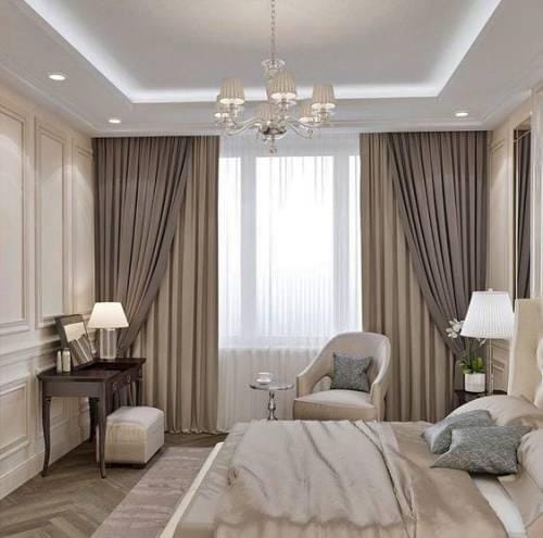 ستائر مودرن متعددة الطبقات