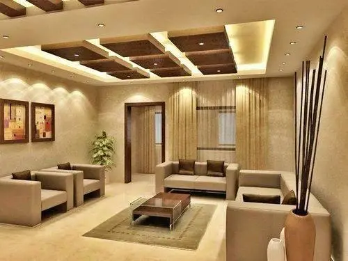 اسقف جبس بورد حديثة مربعات
