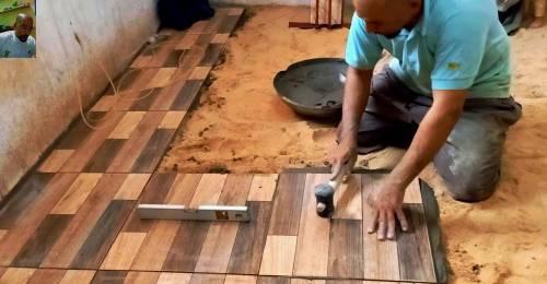 سيراميك باركيه طريقة التركيب