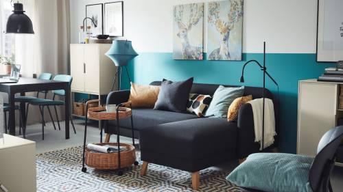 غرف معيشة ايكيا للاسترخاء والعمل