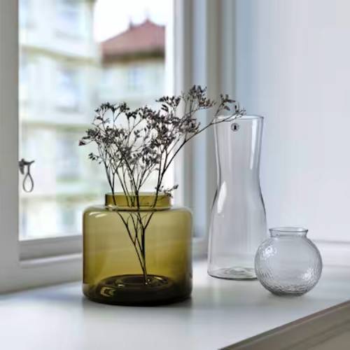 غرف معيشة ايكيا مزهرية