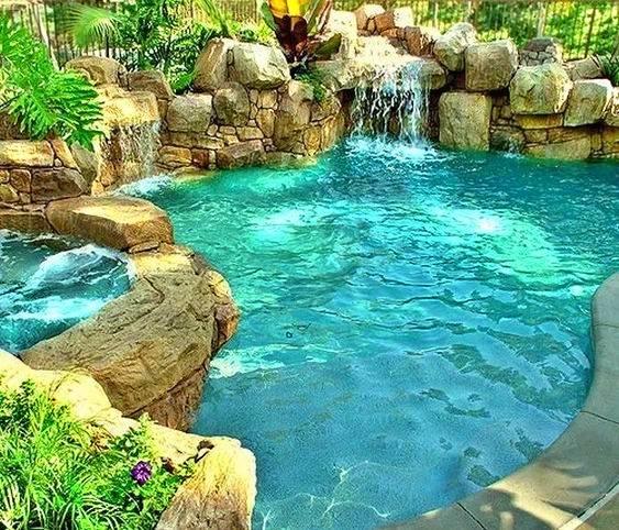 تصميم مسبح إستوائي