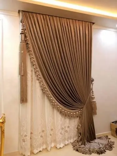 ستائر كلاسيك فخمة للصالون 