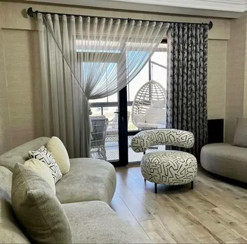 ستائر مودرن تركي شيفون