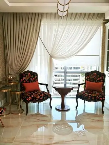 ستائر مودرن تركي شيفون