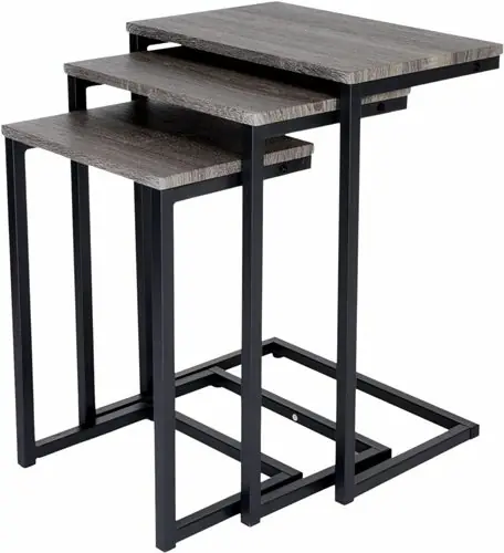 طاولات متداخلة