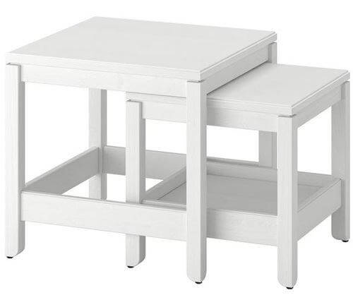 طاولات متداخلة