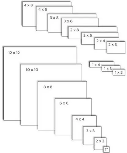 مقاسات السيراميك