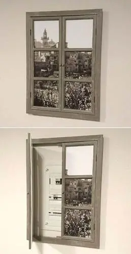 اخفاء لوحة الكهرباء