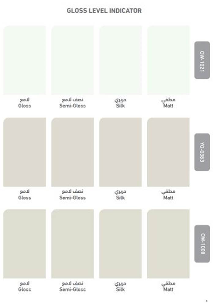 كتالوج دهانات خارجية