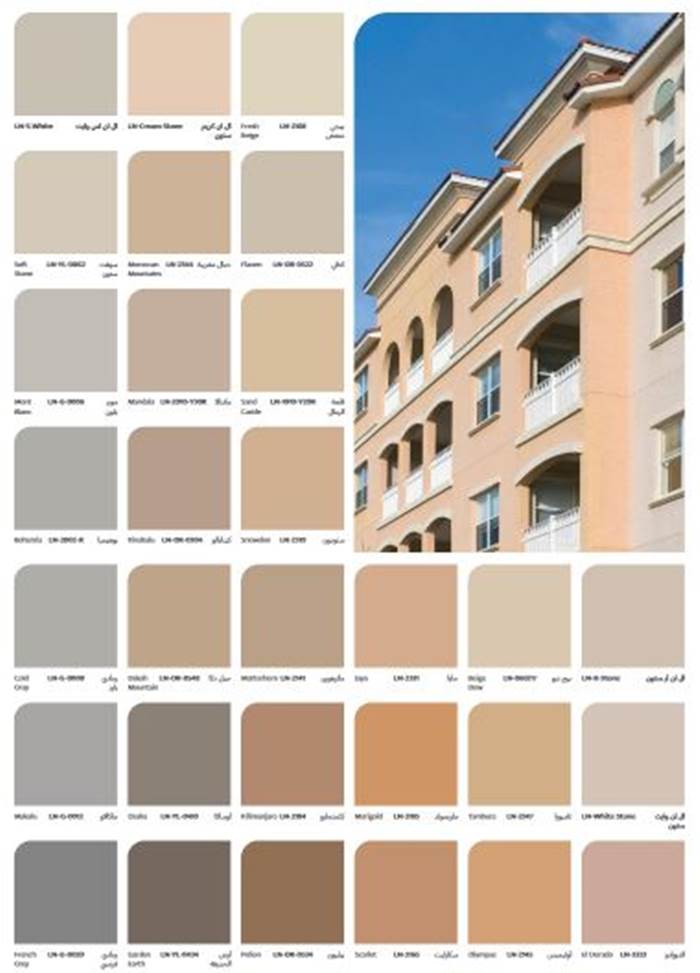 كتالوج دهانات خارجية