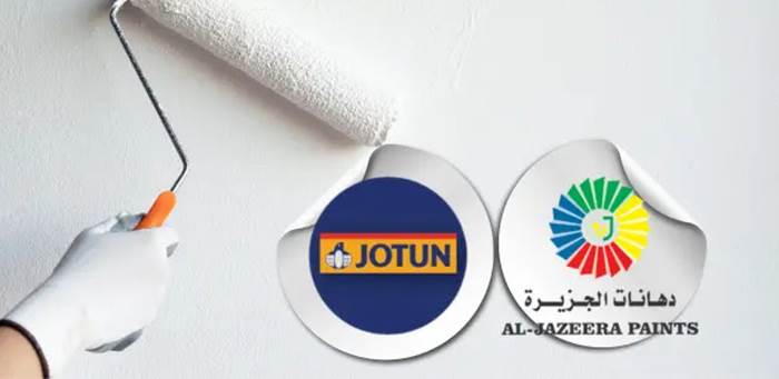 مقارنة دهانات جوتن والجزيرة