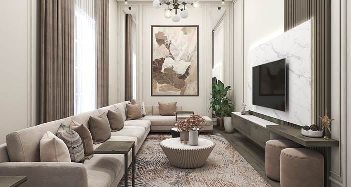 تصميم غرفة معيشة