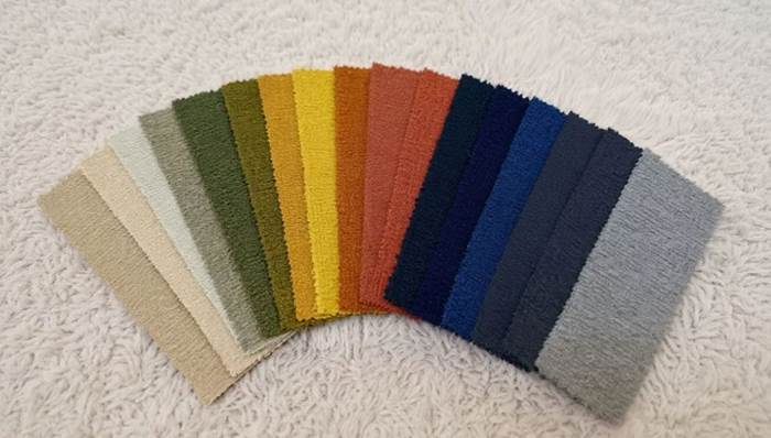 الفرق بين قماش الباندا والجلد المقلوب